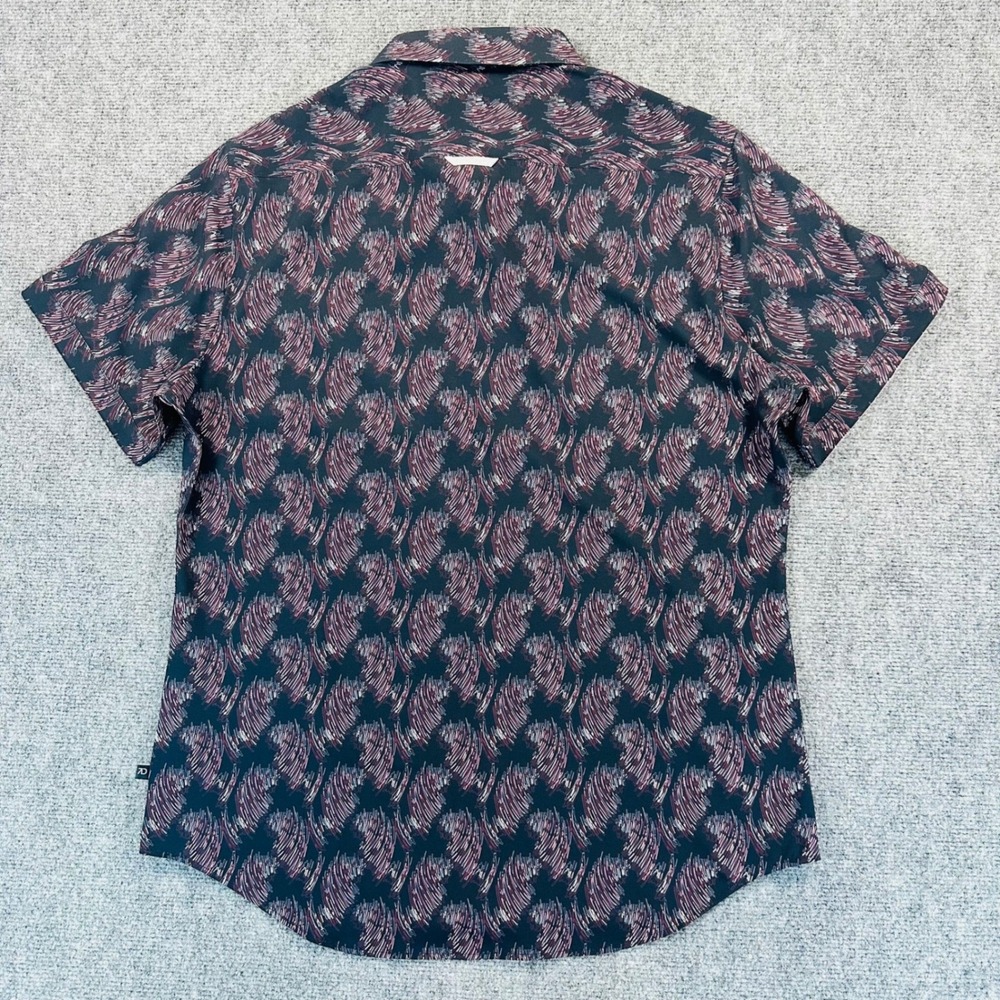 [Lot of 2] 7Diamonds Mens L 4-Way Stretch Button Up Shirt Performance Sweat Wick - Picture 4 of 10